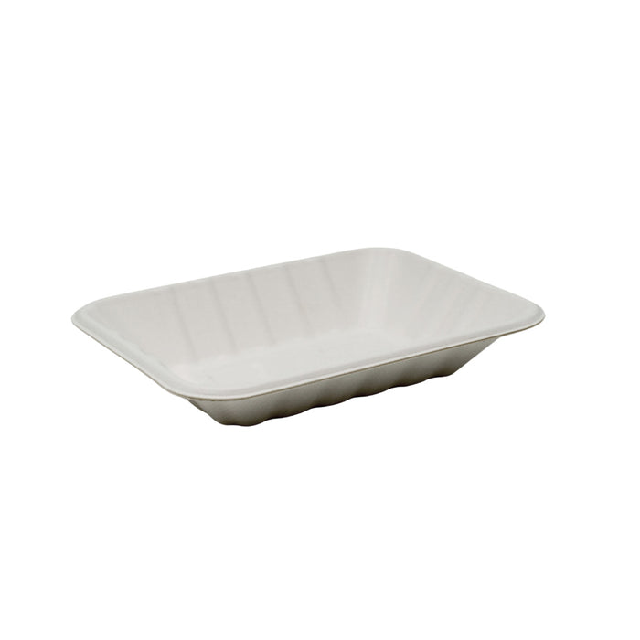 7" x 5" Biodegradable Bagasse Chippy Trays
