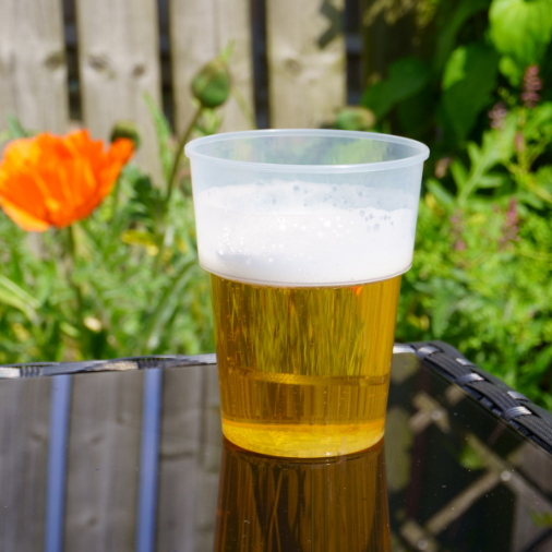 20oz Flexible Plastic Pint Beer Glasses (CE)