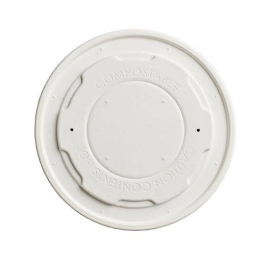 Compostable Paper Lids To Fit 8oz Soup Containers