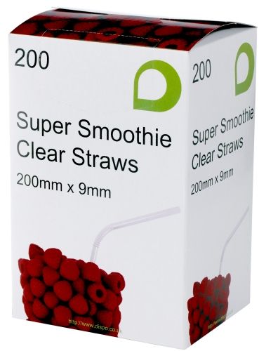 Clear Smoothie Straws