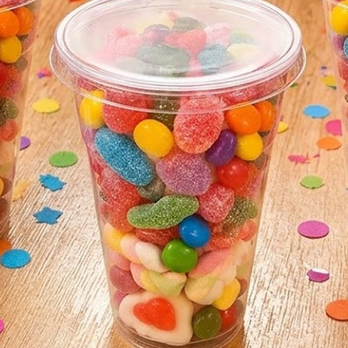 Plastic sweet cups