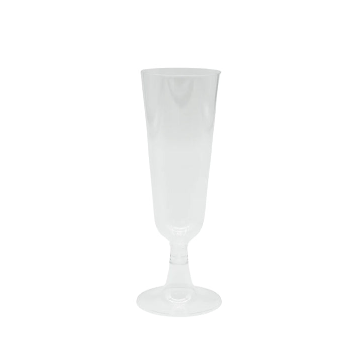 100ml Two-Piece Plastic Champagne Flutes