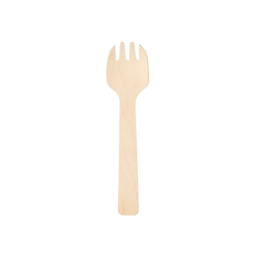 105mm Wooden Sporks — Event Supplies