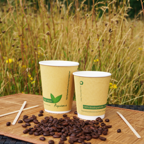12oz Compostable Insulated Ripple Cups
