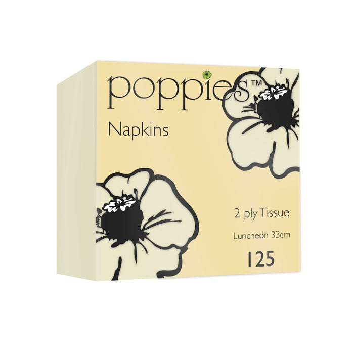 32cm Cream 2 Ply Napkins