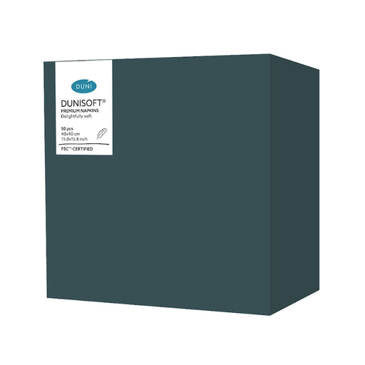 40cm Teal 4 Ply Napkins