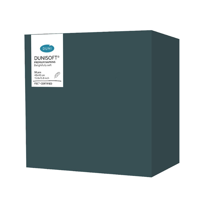 40cm Teal 4 Ply Napkins