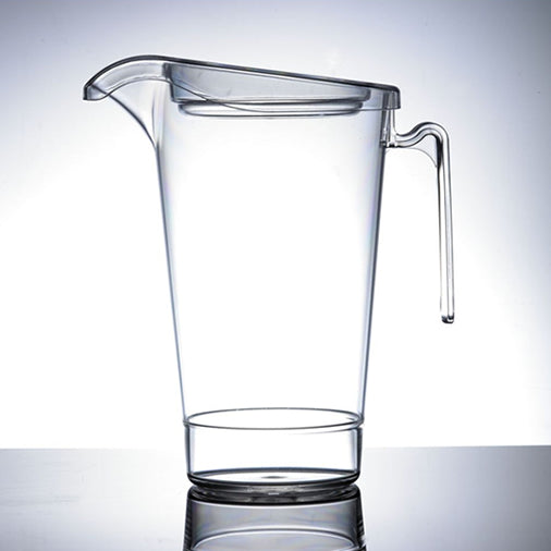 Clear plastic pitcher 4 pint with lid