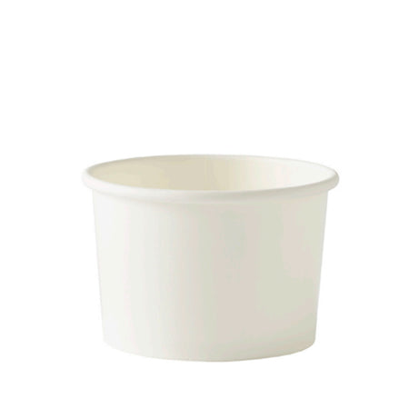 4oz White Ice Cream Cup