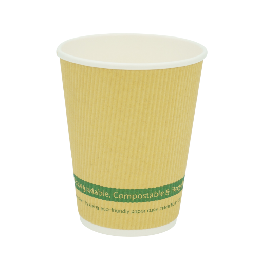 16oz Compostable Insulated Ripple Cups