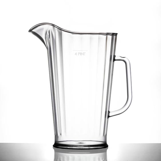 ELITE Polycarbonate 4 Pint CE Marked Clear Jug