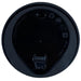 80mm Black Tab Lids For Hot Drink Coffee Cups