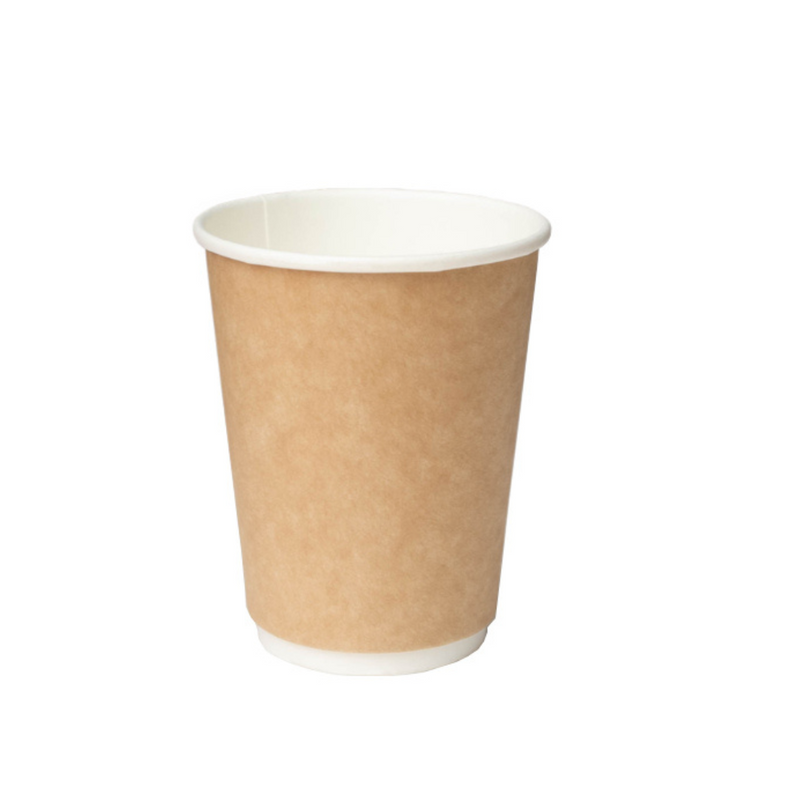 8oz Kraft Double Wall Paper Cup