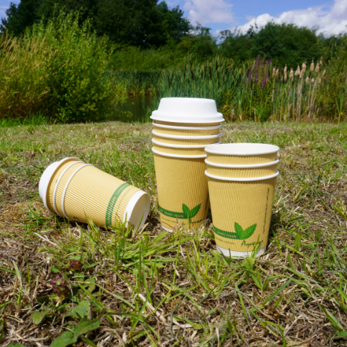 12oz Compostable Insulated Ripple Cups