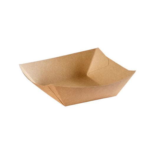 Small Kraft Greaseproof Food Tray