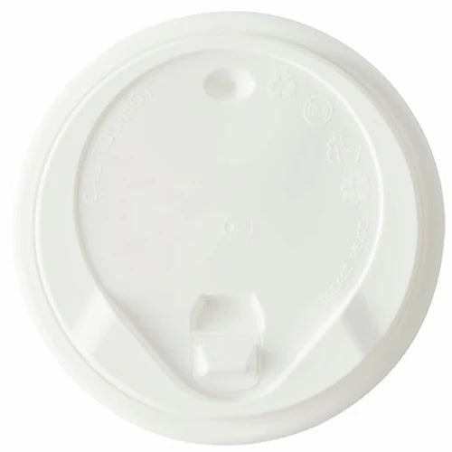 White Tab Lids To Fit Hot Drink Coffee Cups
