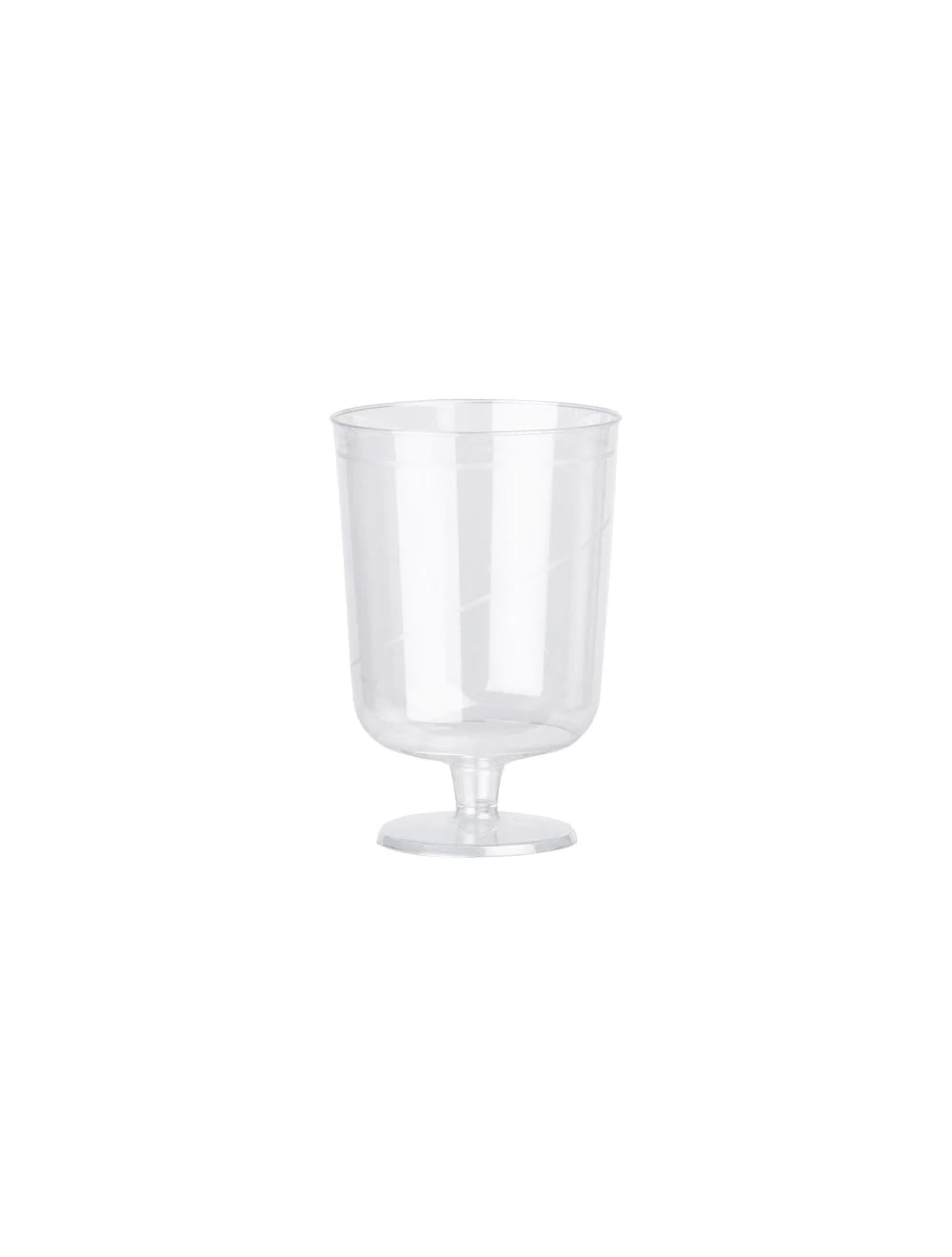Clear plastic discount wine goblets