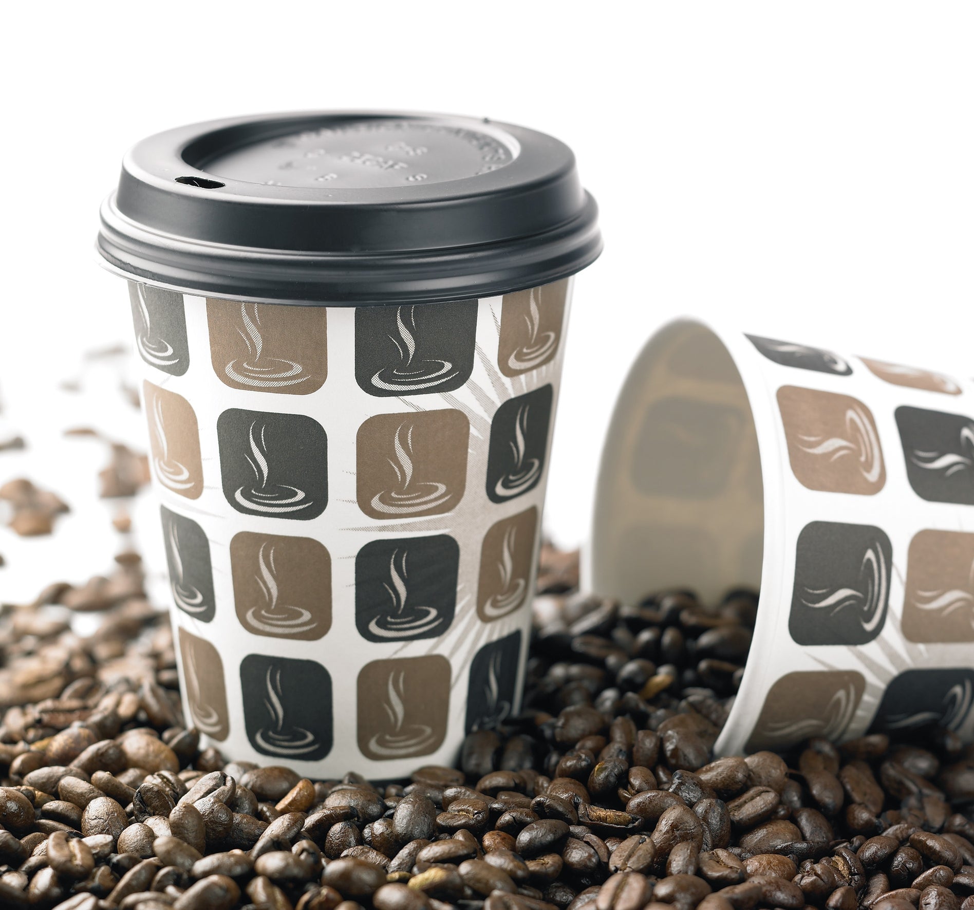 10oz Cafe Mocha Paper Cups — Event Supplies