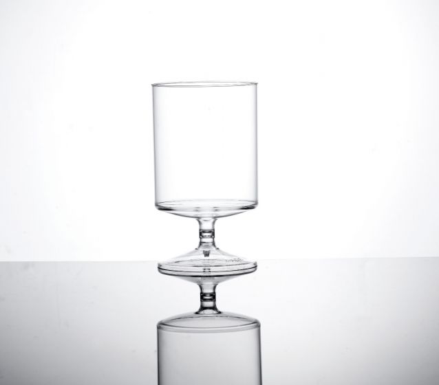  11oz Clear CE Marked Reusable Plastic Wine Glasses