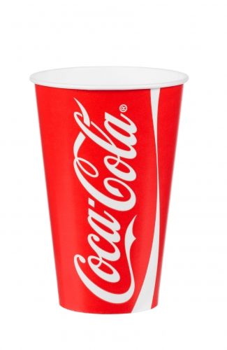 12oz Coke Cold Drink Paper Cup