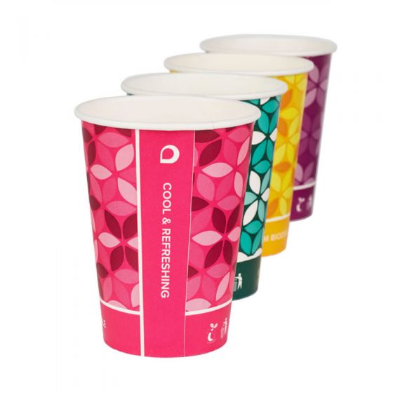 12oz Cool & Fresh Cold Drink Paper Cups — Event Supplies