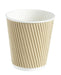 10oz Squat Kraft Rib Coffee Cups