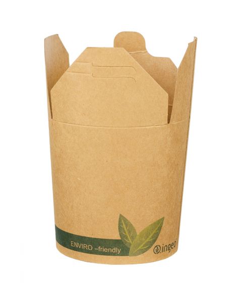 16oz Biodegradable PLA Noodle Boxes — Event Supplies