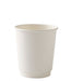 8oz White Double Wall Insulated Paper Cups