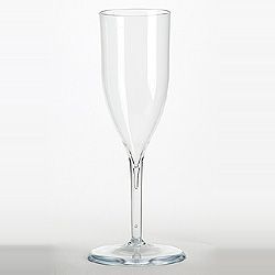  6.5oz Clear CE Marked Polycarbonate Plastic Champagne Flute