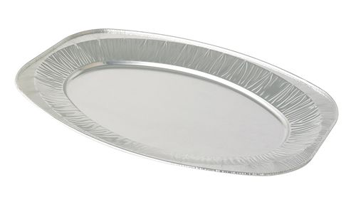 43cm Oval Plain Foil Platters