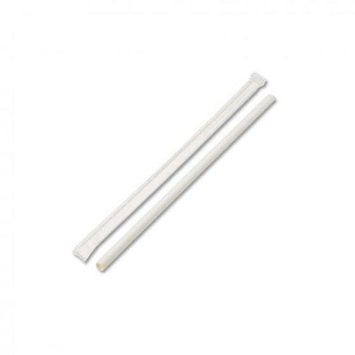 Individually Wrapped White Paper Straws