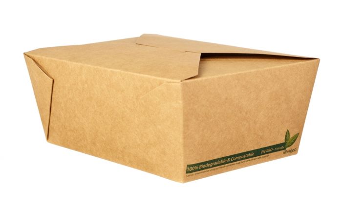No 4 PLA Biodegradable Hot Food Boxes
