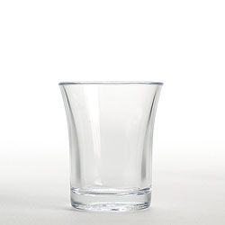  25ml Crystal Polystyrene Clear Plastic Shot Glass