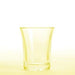  25ml Crystal Polystyrene Yellow Plastic Shot Glass