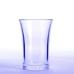  35ml Crystal Polystyrene Blue Plastic Shot Glass