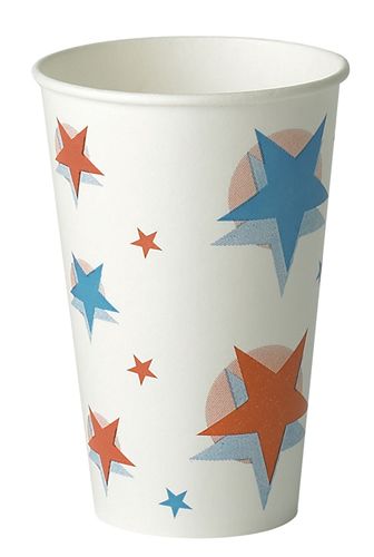 12oz Star Design Cold Drink Paper Cup