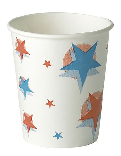 9oz Star Design Cold Drink Paper Cups
