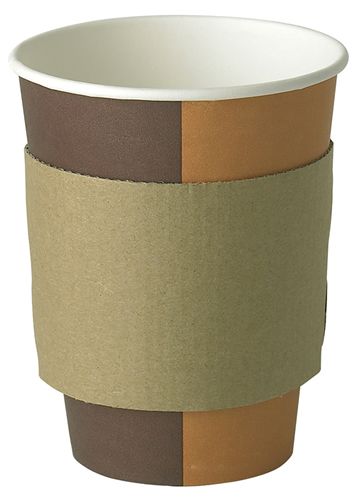 Unprinted Sleeves To Fit 8oz  - Brown