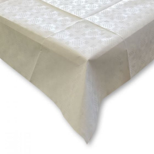 White Dispotex Paper Table Cloths