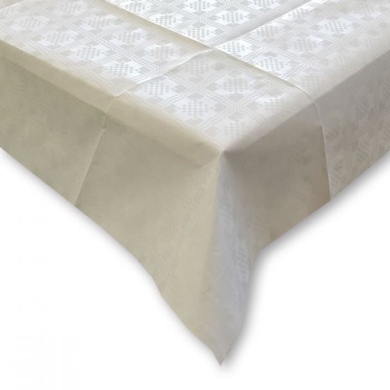 White Dispotex Paper Table Cloths