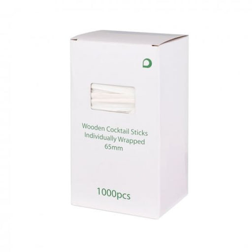 Wooden Toothpicks In Dispenser Box (Wrapped)